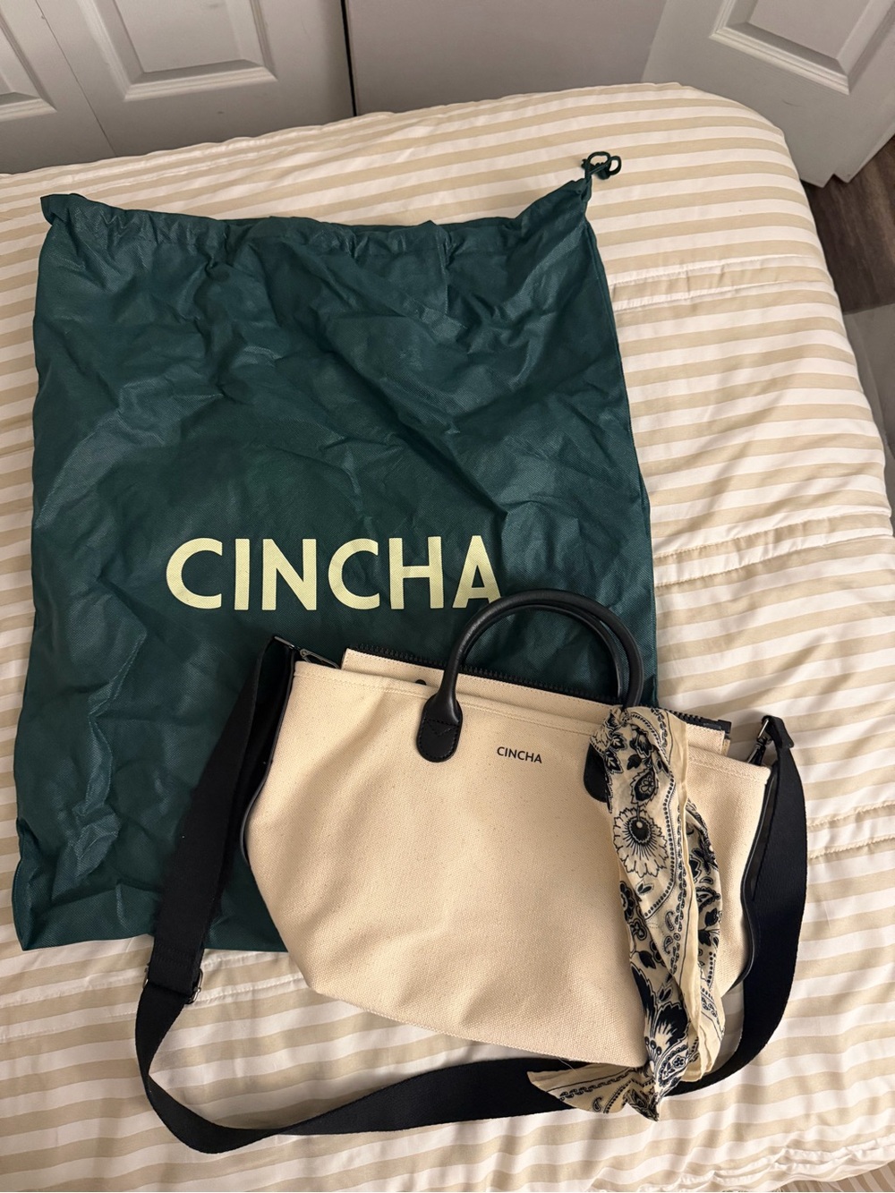 THE MINI CANVAS GO-TOTE - CREAM